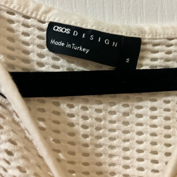 ASOS Design White Cream Knit Tank Top - Picture 3 of 3